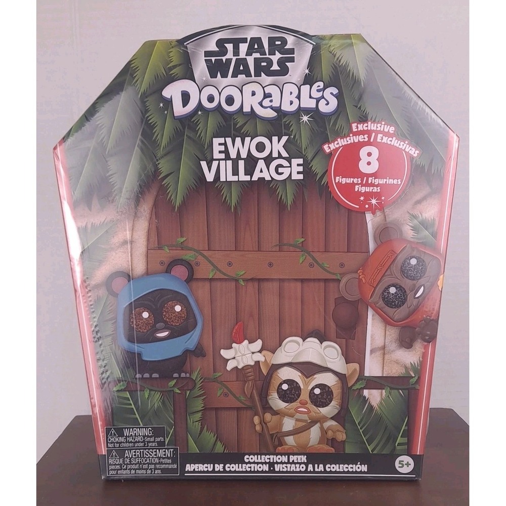 Star Wars Doorables Ewok Village - (8) EXCLUSIVE FIGURES Sealed